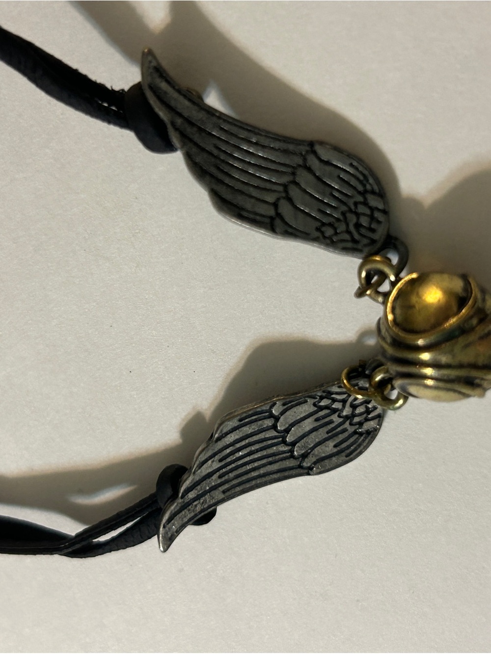 Official Harry Potter Warner Bros Licensed Golden Snitch Cord Bracelet